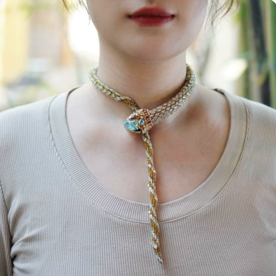 Snake Bracelet Necklace Handmade Jewelry DIY KIT