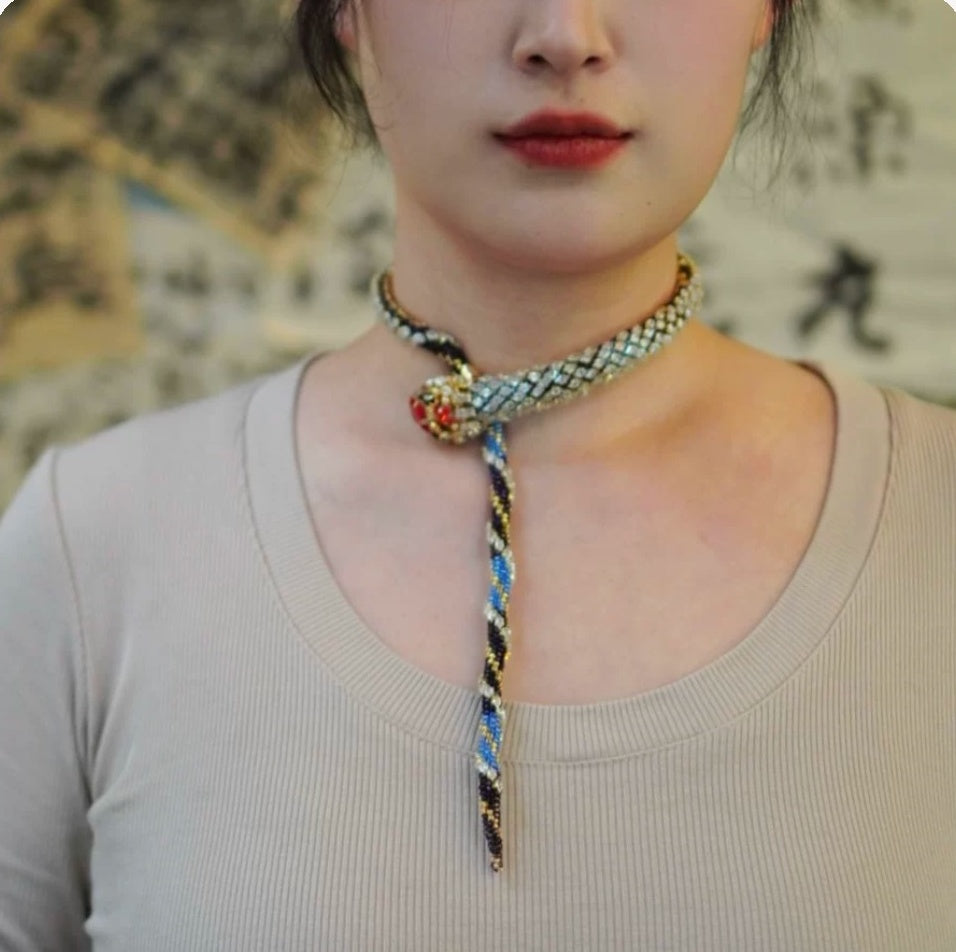 Snake Bracelet Necklace Handmade Jewelry DIY KIT